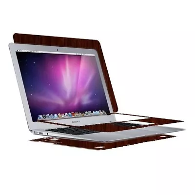 Skinomi Dark Wood Full Body Skin Cover For Apple MacBook Air 13 In. (2008) • $47.30