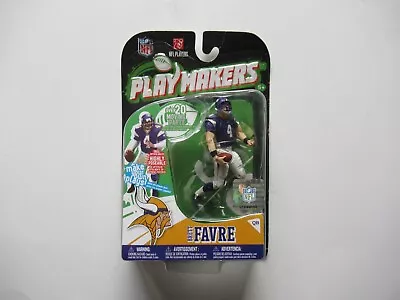 Mcfarlane Nfl Playmakers Vikings Hof Qb Brett Favre Posable 4  Figure New Sealed • $39.99