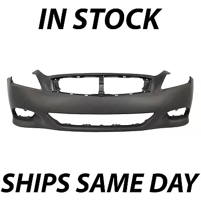 NEW Primered - Front Bumper Cover For 2008-2015 Infiniti G37 Q60 Coupe 08-15 • $197.32