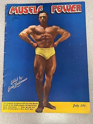 MUSCLE POWER Bodybuilding Fitness Magazine JOHN FARBOTNIK 7-47 • $29.99