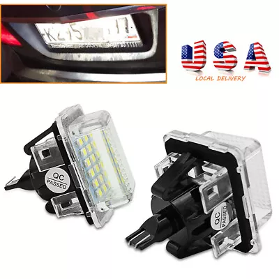 2PCS Rear License Plate Light Lamp Assembl For Mercedes C300 C350 • $10.93