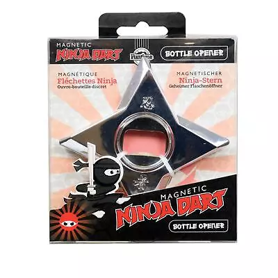 Ninja Star Shuriken Bottle Opener Fridge Magnet Stocking Filler Gift • £4.49