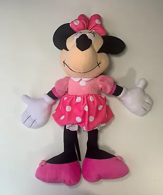 Disney Minnie Mouse 20 Inch Stuffed Animal Pink Polka Dot Bow Skirt • $5