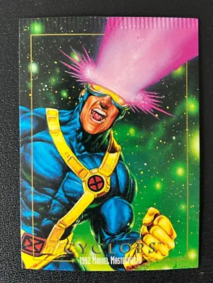 1992 Marvel Masterpieces Cyclops #13 Crimp Error Card Rare • $10