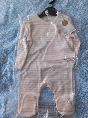 Baby Girl Sleepsuit Babygro Age 1-3 Months Brand New In Bag • £4