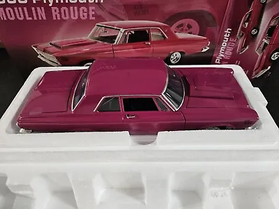 Acme 1:18 1965 Plymouth Belvedere In Moulin Rouge.426 Hemi A1806510 1 Of 264 New • $149.95