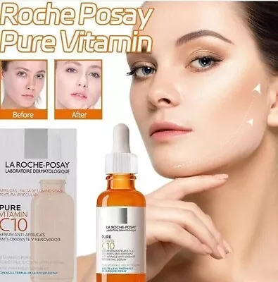 La Roche-Posay Pure Vitamin C10 Serum 30ml Brightening Facial Serum • $10.81