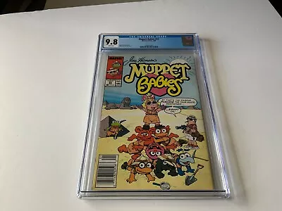 Muppet Babies 23 Cgc 9.8 White Ps Newsstand Edition Sphinx Pyramid Marvel Comics • $121.58