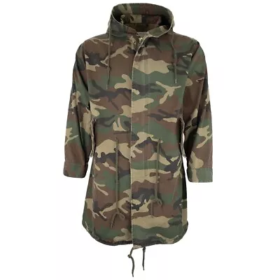 Vintage Military Look Rothco M51 Fishtail Parka - Woodland Camo-100% Cotton-New • $118.14