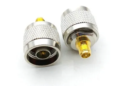 £4.45 • Buy PureTek® N Type Male To RP SMA Female (male Pin) Adapter Connector Joiner