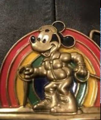 Antique 1970 Mickey Mouse Belt Buckle • $15