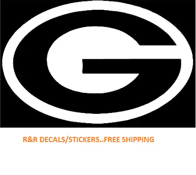 Green Bay Packers Sticker/decal...pick Size And Color Free Shipping!! Go Pack Go • $2.99