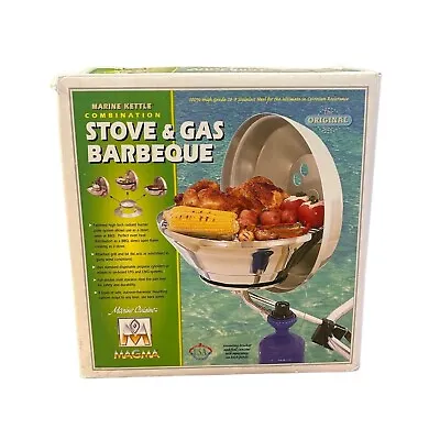 Magma Marine Kettle Combination Stove & Gas Barbeque Grill A10-007 New Open Box • $199.99