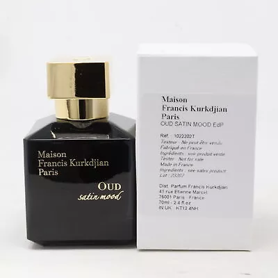 Oud Satin Mood By Maison Francis Kurkdjian Eau De Parfum 2.4oz Spray Tester • $224.99