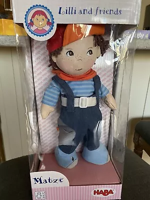 HABA Graham 12  Soft Boy Doll With Brown Hair And Removable Clothing & Shoes • $28