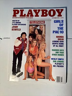 PLAYBOY October 1993 Jerry Seinfeld Jennie McCarthy Rhonda Shear  PAC 10 • $19