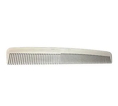 SWEDISH CROWN Hair Comb Aluminium Comb Antistatic Burr-Free 2225 Metal Comb • $18.70