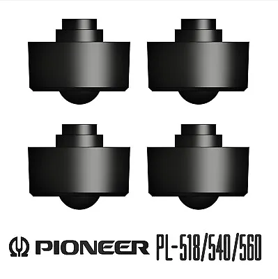 Pioneer Vintage Turntable Replacement Feet With Sorbothane PL-518 PL-540 PL-560 • $68.88