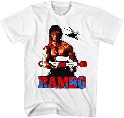 Rambo First Blood With Airsoft Launcher Men's T Shirt 80's Movie Merch • $23.50