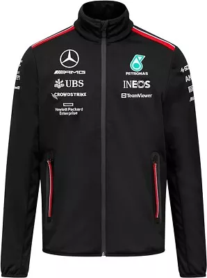 Mercedes AMG Petronas Formula One Team - 2023 Team Softshell Jacket Medium • $179.99