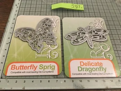 £6.99 • Buy Tonic Studios Butterfly Sprig Delicate Dragonfly Die Set Ref5387a
