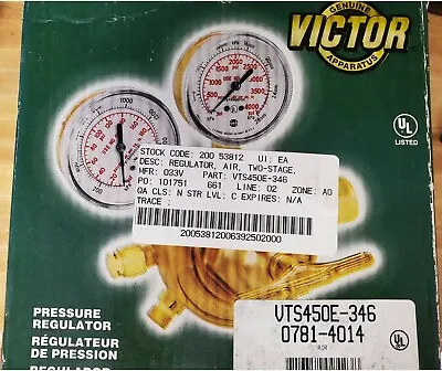 NIB Victor VTS450E-346 0781-4014 Pressure Regulator • $249