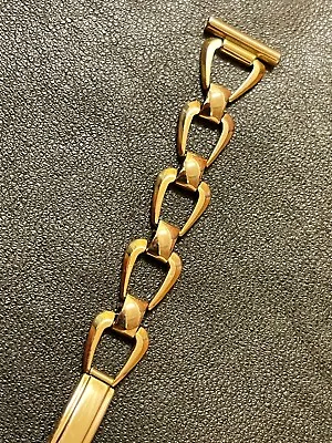 Mid Century Modern Gold-filled Kreisler Ladies Vintage Watch Band 14 15 Or 16mm • $149.99