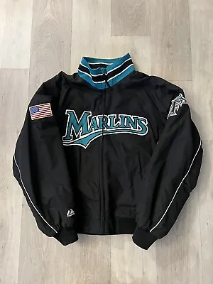 Florida Marlins Majestic Jacket Men’s XL Full Zip Authentic MLB Classic Vintage • $110