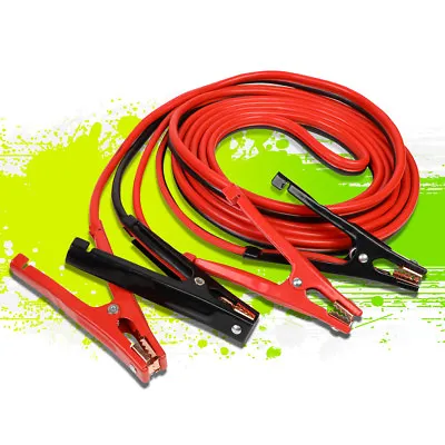 25ft 4 Gauge Booster Jumper Cable Emergency Car Battery Start Heavy Duty 500amp • $33