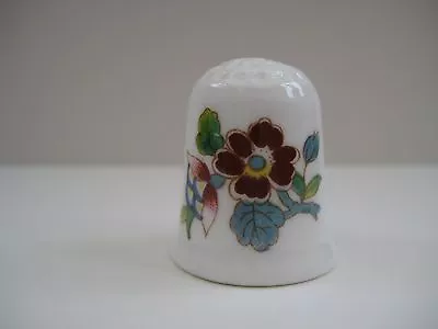 Vintage Porcelain Thimble Ming Rose Coalport • £4