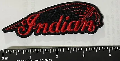 Indian Motorcycle Indian Head Dress Iron-on Biker Patch • $5.49