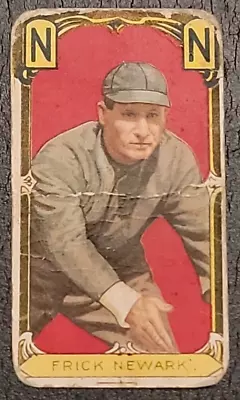 1911 Hassan T205 ~ James Frick ~ Gold Border ~ Newark Indians • $39.99