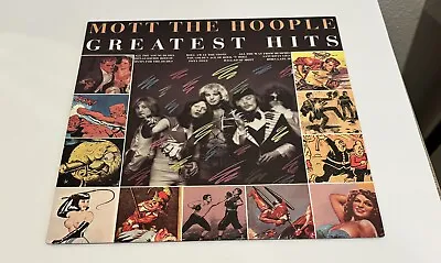 MOTT THE HOOPLE GREATEST HITS 1976 Vinyl LP Columbia PC-34368 Vg+ • $8