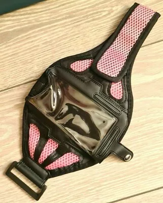 £3.43 • Buy Phone Holder Gym Running Armband Pink Jogging Sports Case For Mobile