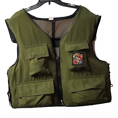 Vintage Stearns Sans Souci II Fishing Buoyant Vest Adult XXL 50 -52” SSV-165 • $39.99