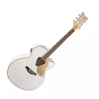 Gretsch G5022CWFE Rancher Falcon Jumbo White Electric Acoustic Guitar • $1075