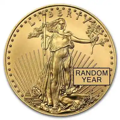 1/2 Oz American Gold Eagle Coin BU (Random Year) • $1288.73