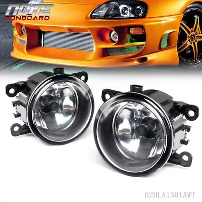 1Pair Fog Lights Lamp Clear W/ H11 Bulb Fit For Acura Honda Ford Nissan Suzuki • $15.45