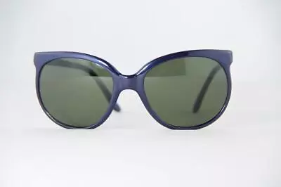 Vintage Vuarnet 002 Blue Metal Sunglasses PX3000 Mineral Gray Lens • $129