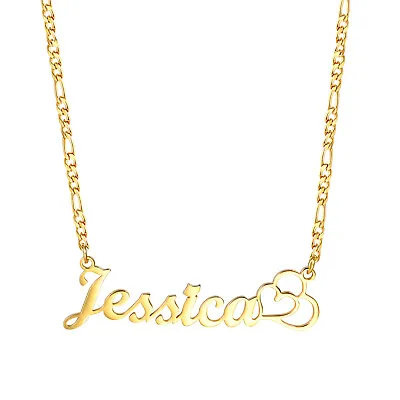 Personalized DIY Name Necklace Custom Women Necklace Pendant Birthday Mom Gift • £10.91