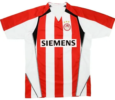 Olympiacos Home 2005/06 Toure Football Shirt S And M Olympiakos Jersey New Men's • £15.60