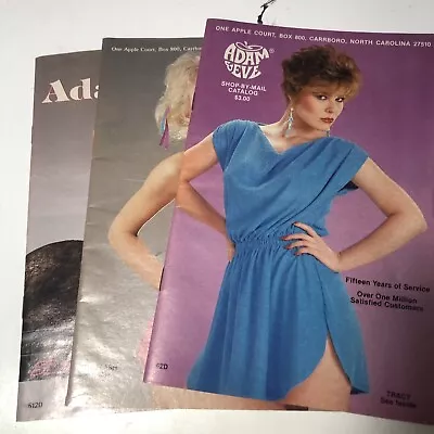 1985-1986 Adam & Eve Lingerie Catalog Lot. 62A - 62D - 512D Look Very Clean • $13.99