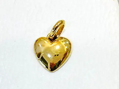THOMAS SABO Medium Sterling Silver Yellow Gold Plated Heart Pendant • $35