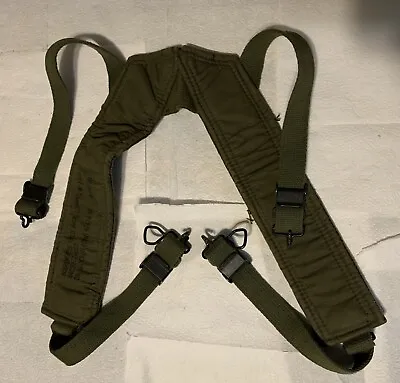 1959 US Army Marine Field Pack Suspenders Used In Vietnam  • $12.50