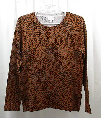 Women's J Crew Oncilla Print  Sweater Medium • $22.99