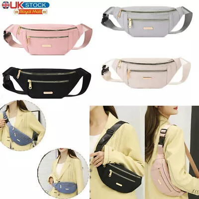 £5.19 • Buy UK Women Ladies Bum Bag Waist Fanny Pack Holiday Travel Wallet Money Belt Bumbag