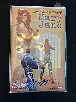 Amazing Mary Jane #1 J Scott Campbell Exclusive Variant B Signed With COA • $9.99