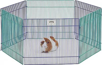 Outdoor Pet Playpen Animal Cage Dog Fences Enclosure Small Puppy Play Yard Crate • $39.25