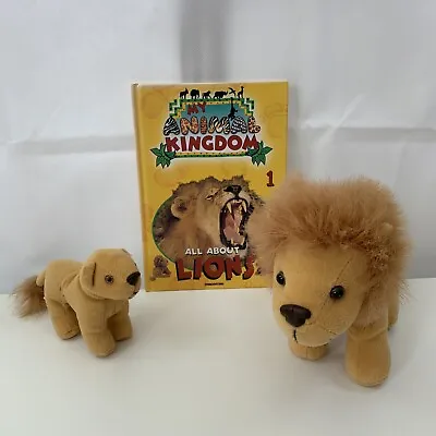 My Animal Kingdom: All About Lions 2 Toys Hardcover Book Included • £12.99