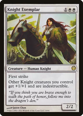 MTG Knight Exemplar Duel Decks: Knights Vs. Dragons Lightly Played • $1.53